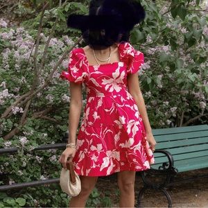 Express floral print dress in size XS.